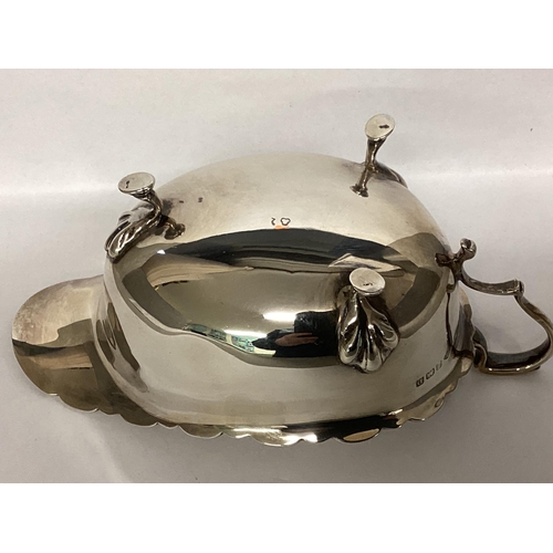 22 - A Sterling Silver sauce boat, by Atkins Brothers, Birmingham, 1928, 100g