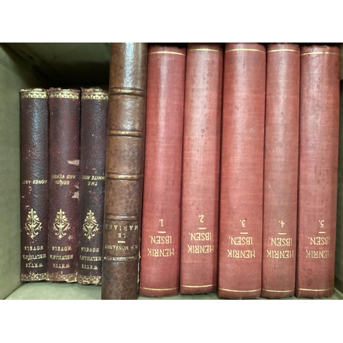 223 - A near complete run of Whytes Melvilles Novels, Henrik Ibsen and other works of fiction and referenc... 