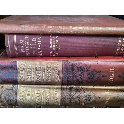 227 - A collection of late C19th/C20th books, many relating to Military History