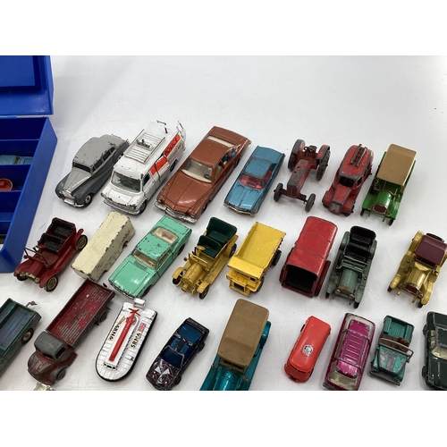 270 - A collection of play worn Dinky and Matchbox Vehicles