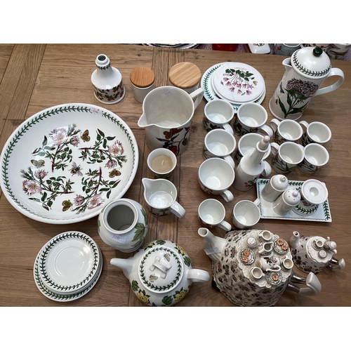 330 - Large collection of Portmerion ceramic items to include tea pots, coffee pots and large bowls