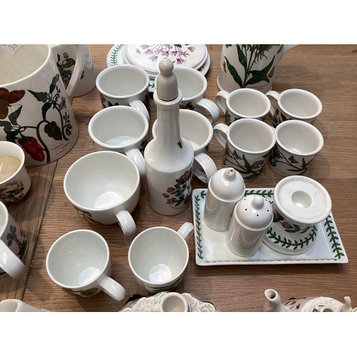 330 - Large collection of Portmerion ceramic items to include tea pots, coffee pots and large bowls