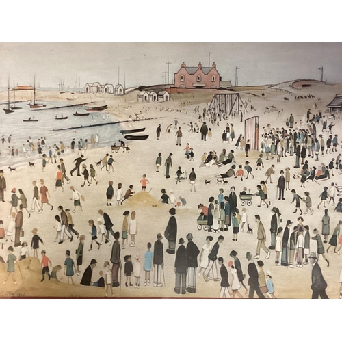 421 - Six glazed and framed L S Lowry Prints, various sizes