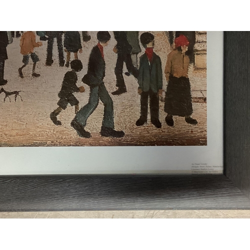 421 - Six glazed and framed L S Lowry Prints, various sizes