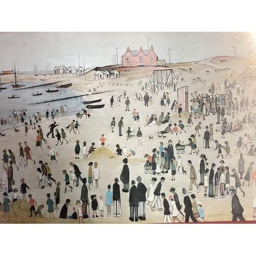 421 - Six glazed and framed L S Lowry Prints, various sizes