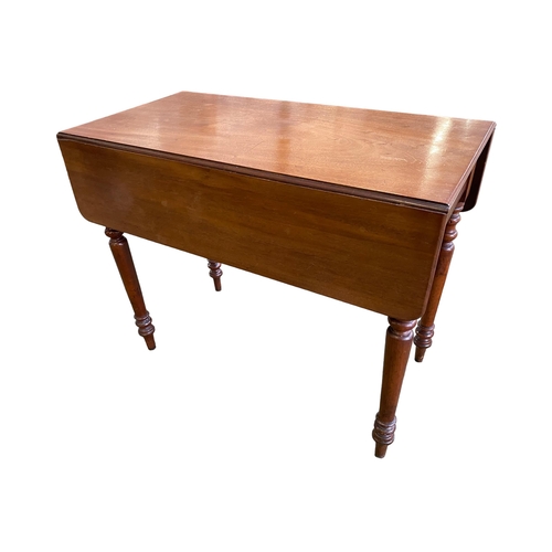 428 - A collection of furniture to include a nest of 3 tables,  flip top table, a Pembroke drop leaf table... 