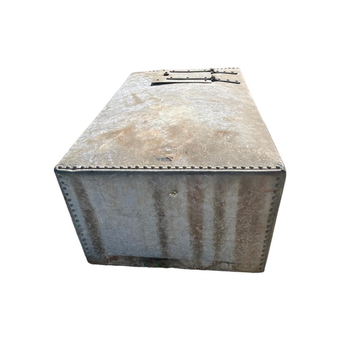 611 - A heavy gage galvanized iron water tank