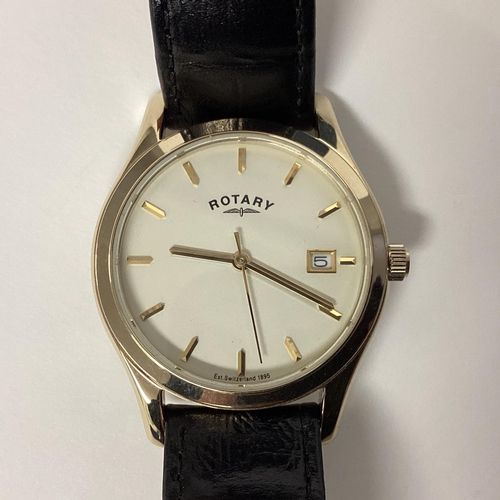 72 - A Gents rotary wristwatch with box and papers