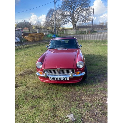 390 - A 1979 MG BGT, UBW 813T, complete with all history and paperwork. With extensive history file and se... 