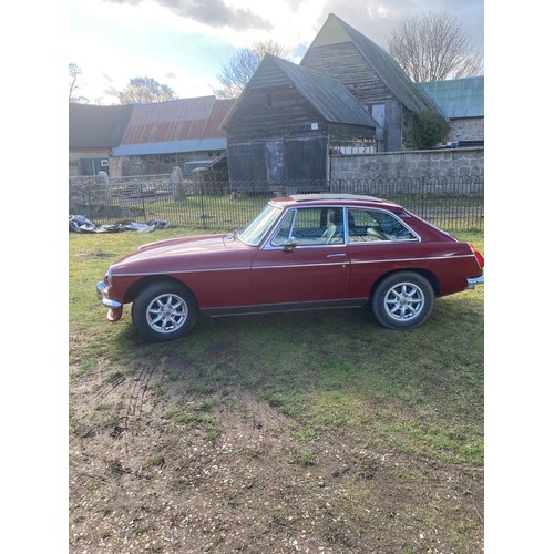 390 - A 1979 MG BGT, UBW 813T, complete with all history and paperwork. With extensive history file and se... 