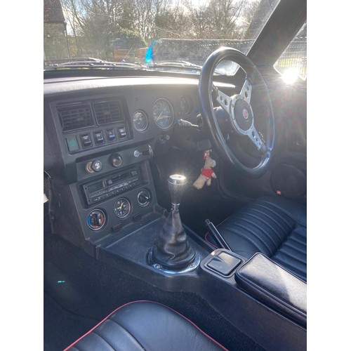 390 - A 1979 MG BGT, UBW 813T, complete with all history and paperwork. With extensive history file and se... 