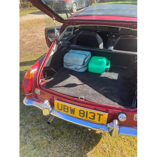 390 - A 1979 MG BGT, UBW 813T, complete with all history and paperwork. With extensive history file and se... 