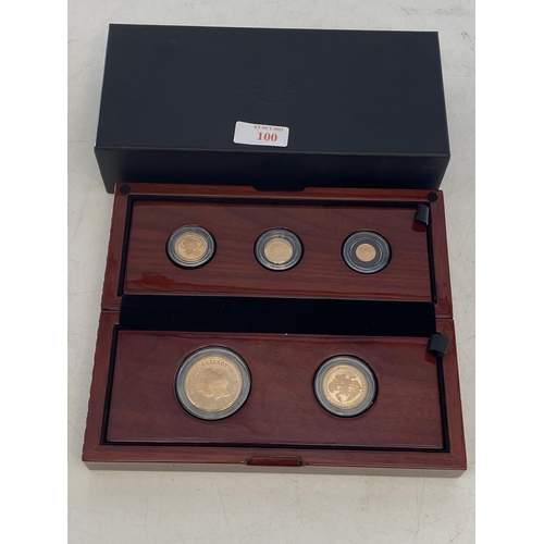 100 - 'The Sovereign' 2017 5 coin gold proof set to include 5 sovereign piece, double sovereign, sovereign... 