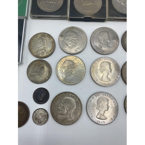 113 - A collection of C20th coinage and commemorative coinage