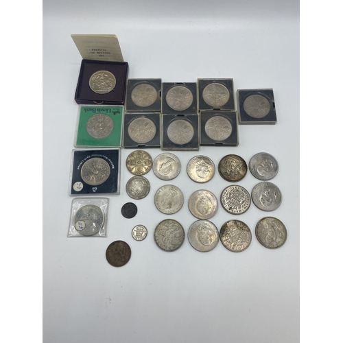 113 - A collection of C20th coinage and commemorative coinage