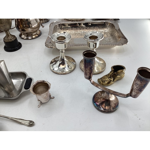 24 - Quantity of silver plate