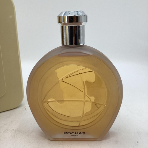 273 - Three shop display perfume Factice Lancome, Rochasivoire De Balmain Largest 38cm
