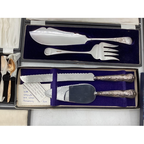 84 - A collection of silver plate (flatware etc).