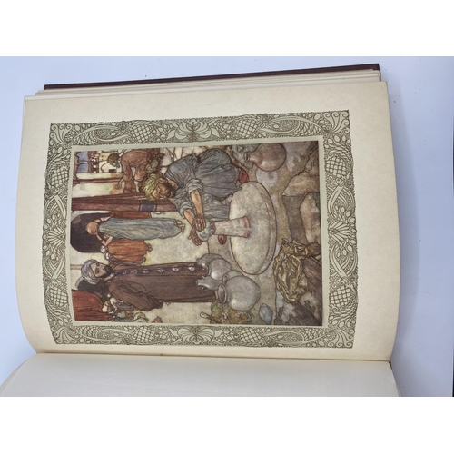 156 - A quantity of books, to include RUBAIYAT OF OMAR KHAYYAM with illustrations by DEMUND DULAC; AND 7 R... 