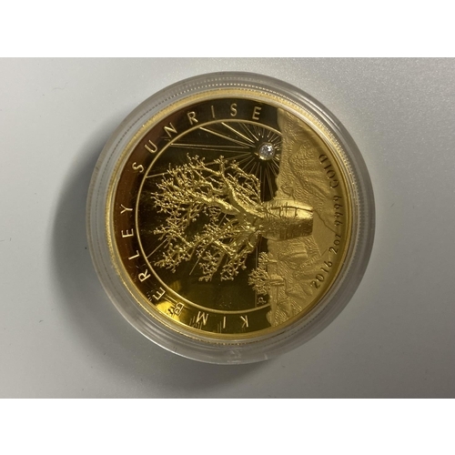 103 - 2016 Kimberley sunrise 2oz gold proof coin 65.21 g Perth mint in presentation box