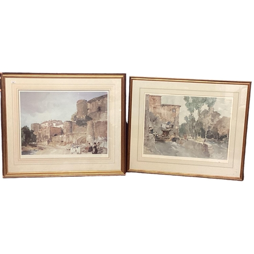 406 - Wiliam Russell FLint (  ) British, Pair of limited edition prints in gilt glazed frames of Italian S... 