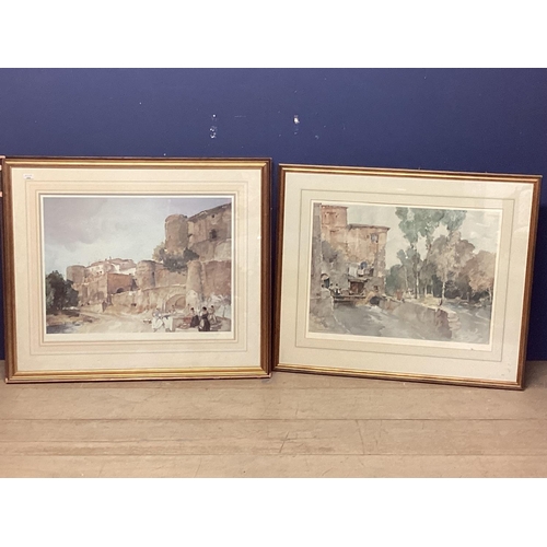 406 - Wiliam Russell FLint (  ) British, Pair of limited edition prints in gilt glazed frames of Italian S... 