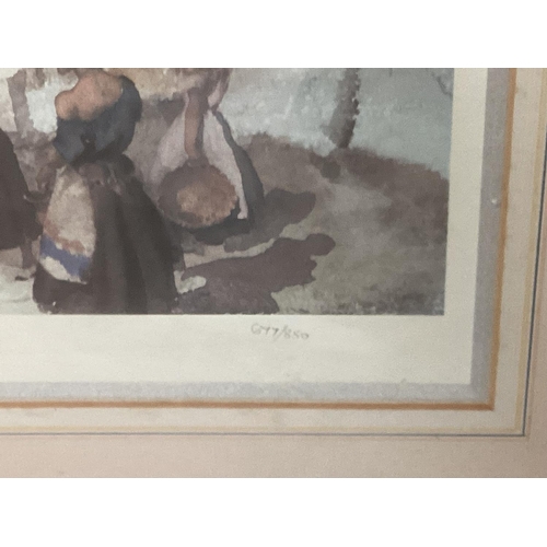 406 - Wiliam Russell FLint (  ) British, Pair of limited edition prints in gilt glazed frames of Italian S... 