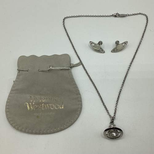 63 - Suite of Vivien Westwood Couture costume jewellery white metal with paste set stones together with f... 