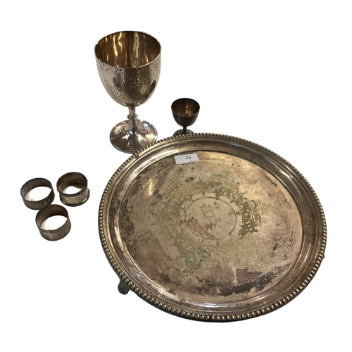 51 - Quantity of silver plated items