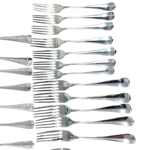 96 - A collection of sterling silver flatware. approx 64ozt.