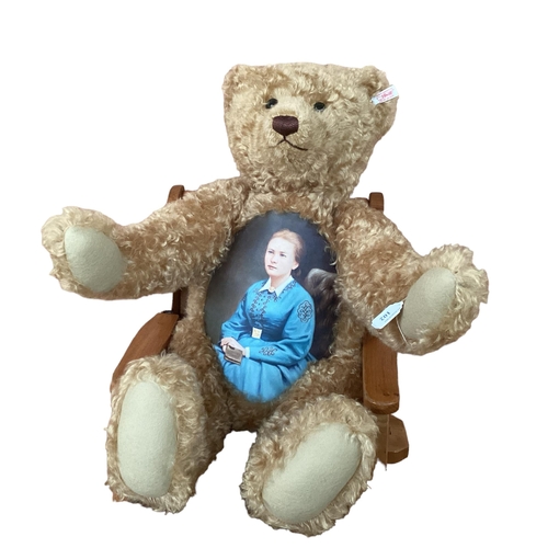 102 - Boxed, limited with certificate, 65cm Margarete Steiff Teddy Bear, condition as new