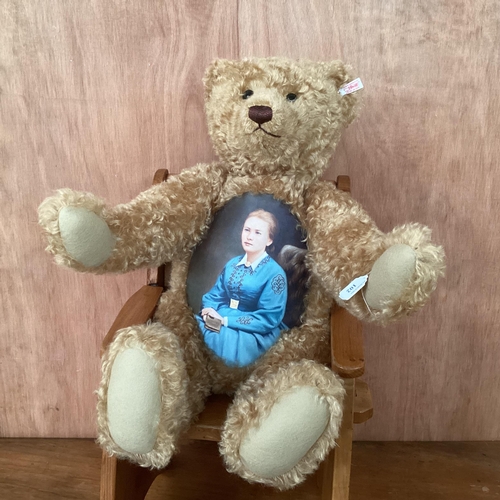 102 - Boxed, limited with certificate, 65cm Margarete Steiff Teddy Bear, condition as new