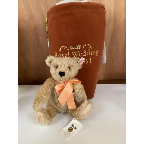 105 - Four  Steiff Bears with a Royal theme, all boxed, all limited, all certificates, in condition as new... 