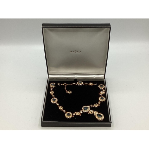 11 - Large collection of costume jewellery, contained within a good quality leather jewellery box