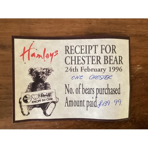 111 - Harrods musical bear called Edwardian Opera, with box and cert, 1995, condition, as new ; and two St... 