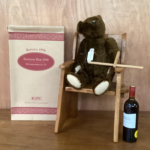 Steiff Phantom-Bar, PUPPET BEAR, 1910 Replica, 1998, limited with