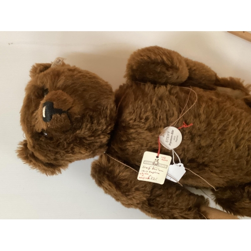 Steiff Phantom-Bar, PUPPET BEAR, 1910 Replica, 1998, limited with