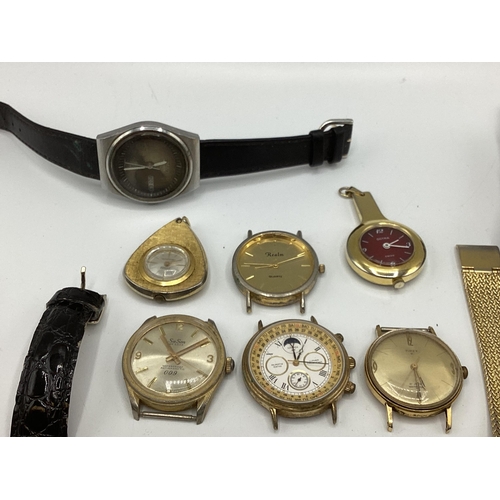 16 - A collection  of vintage wristwatches to include Timex Seiko Sason etc.