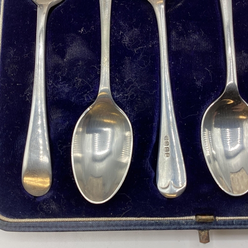 61 - Collection of sterling silver items, teaspoons, egg cups etc, Various dates and makers.