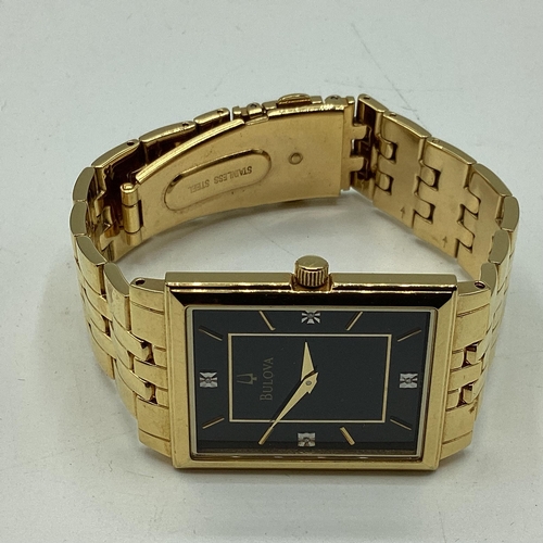 72 - A boxed watch, Bulova, as found, not tested