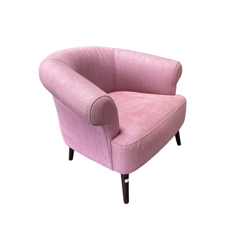 563 - Designers Guild contemporary tub / club chair. 101 cm W