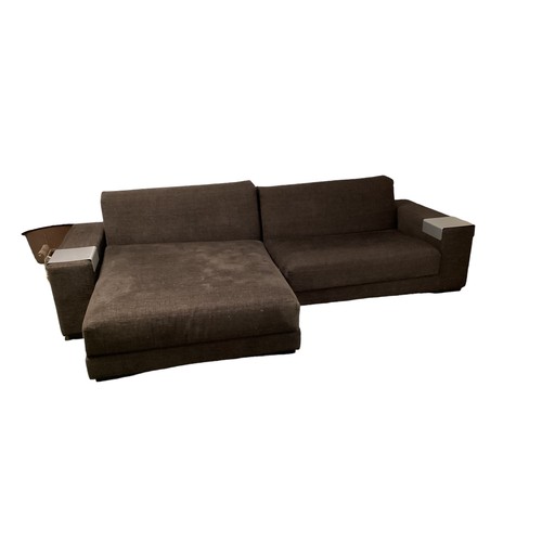 586 - A large modern sofa (in two sections)