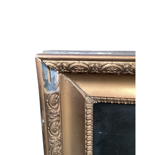 444 - An 18th century style portrait of a Gentleman. Head and shoulders in a gilt unglazed frame. 60xm x 4... 