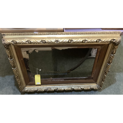 451 - A gilt picture frame, 95cm W x 70cm H. see  images for condition