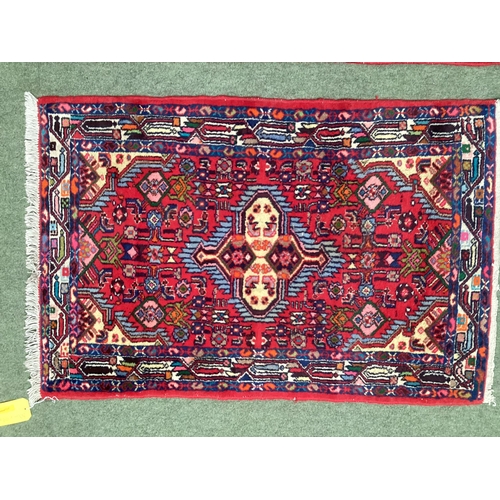 503 - Three small rugs 102 cm x 161cm, 79 cm x 123 cm, 80 cm x 119 cm