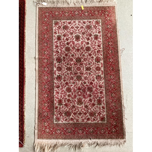 505 - Four small rugs 81 cm x 178 cm, 77 x 178 cm, 118 cm x 56 cm and 68 cm x 110 cm