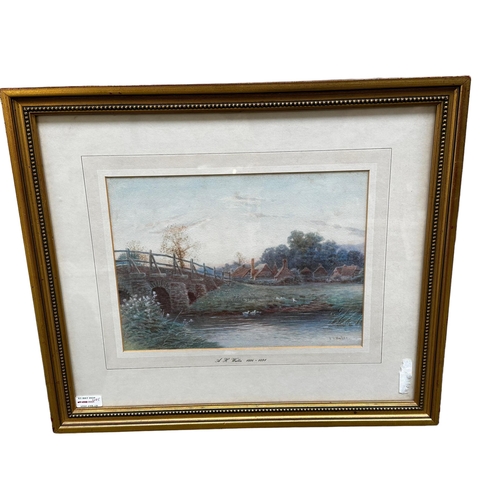 457 - A quantity of Watercolours, framed, to include Wellesley Cottrell, Conway Castle, 38 x 48cm ; W H Ea... 