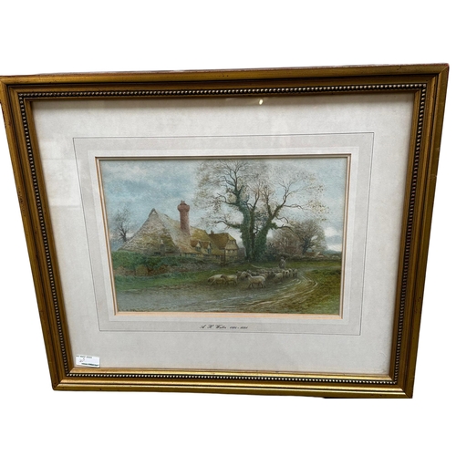 457 - A quantity of Watercolours, framed, to include Wellesley Cottrell, Conway Castle, 38 x 48cm ; W H Ea... 