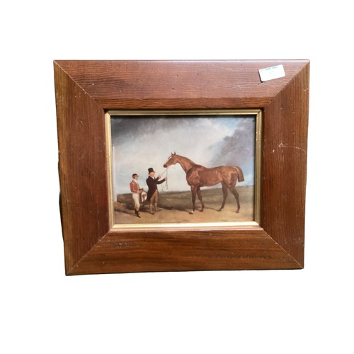 395 - Katie O Sullivan racing print, limited edition 4/25, gilt glazed frame 40 x 44cm, signed and numbere... 