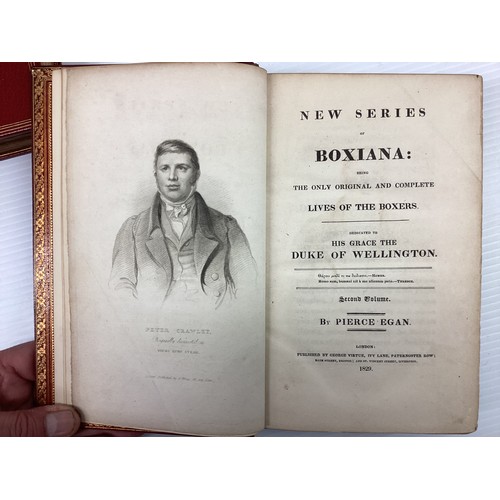 1000 - Boxing Memorabilia BOOKS: Boxiana: or Sketches of Ancient and Modern Pugilism, From the days of the ... 